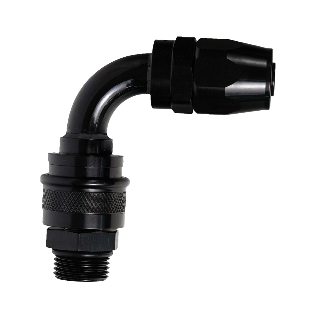 '-10AN Push-Lock Quick Release Fitting - 90 Degree - SpeedUpPerformance