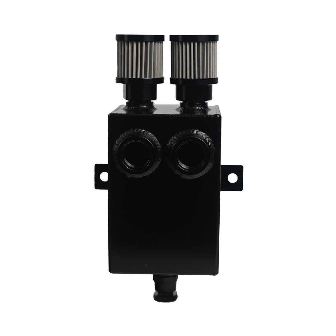 2.0L Universal High-Performance Baffled Catch Can with Drain - SPEEDUPPERFORMANCE