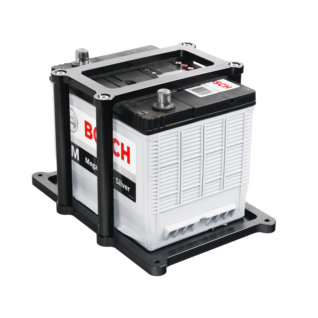 DPP Billet Universal Battery Mount – Black Anodised Aluminum