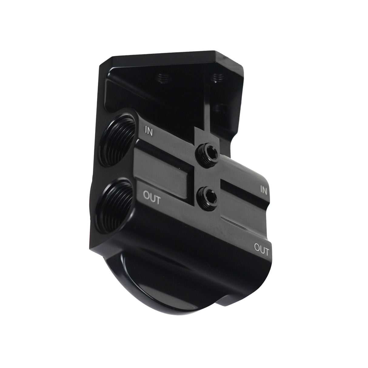 DPP Remote 4-Port Oil Filter Relocation / Oil Cooler Block