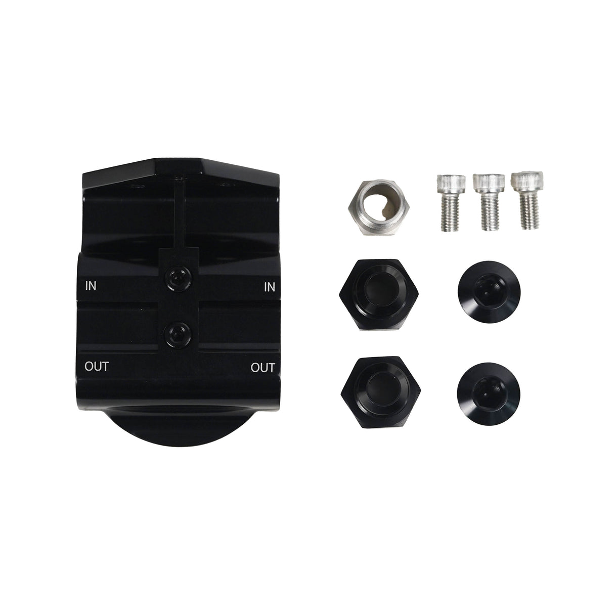 DPP Remote 4-Port Oil Filter Relocation / Oil Cooler Block