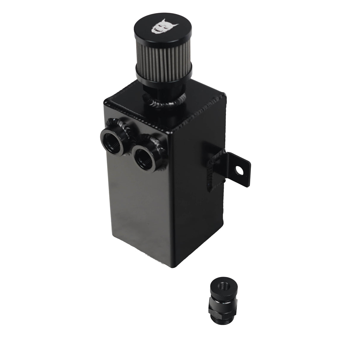 DPP 1L Aluminium Baffled Catch Can with Drain Tap - Black