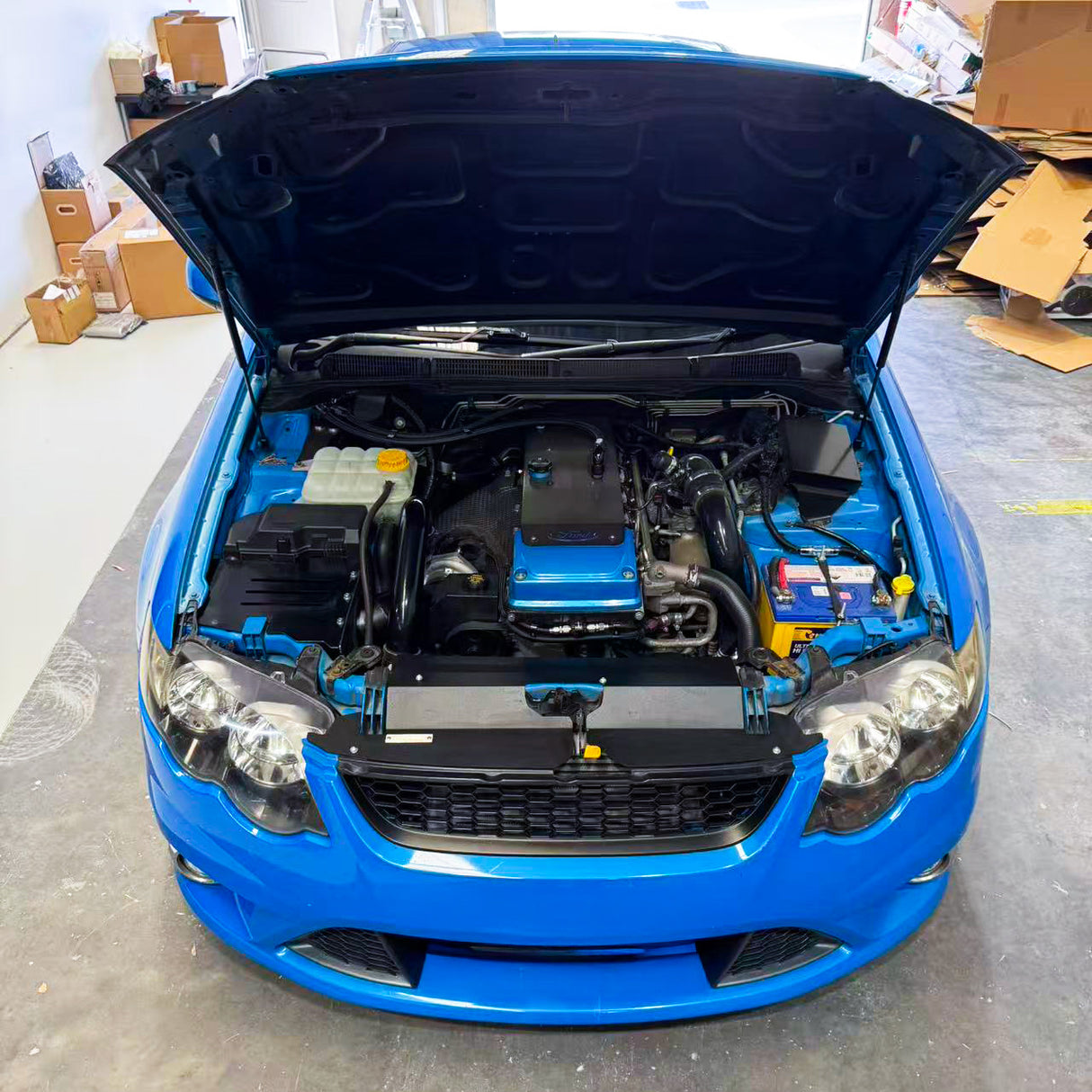 Demon Pro RS 4" Turbo-Side Intake for Ford Falcon FG FG-X XR6 G6E Turbo Barra 4.0L