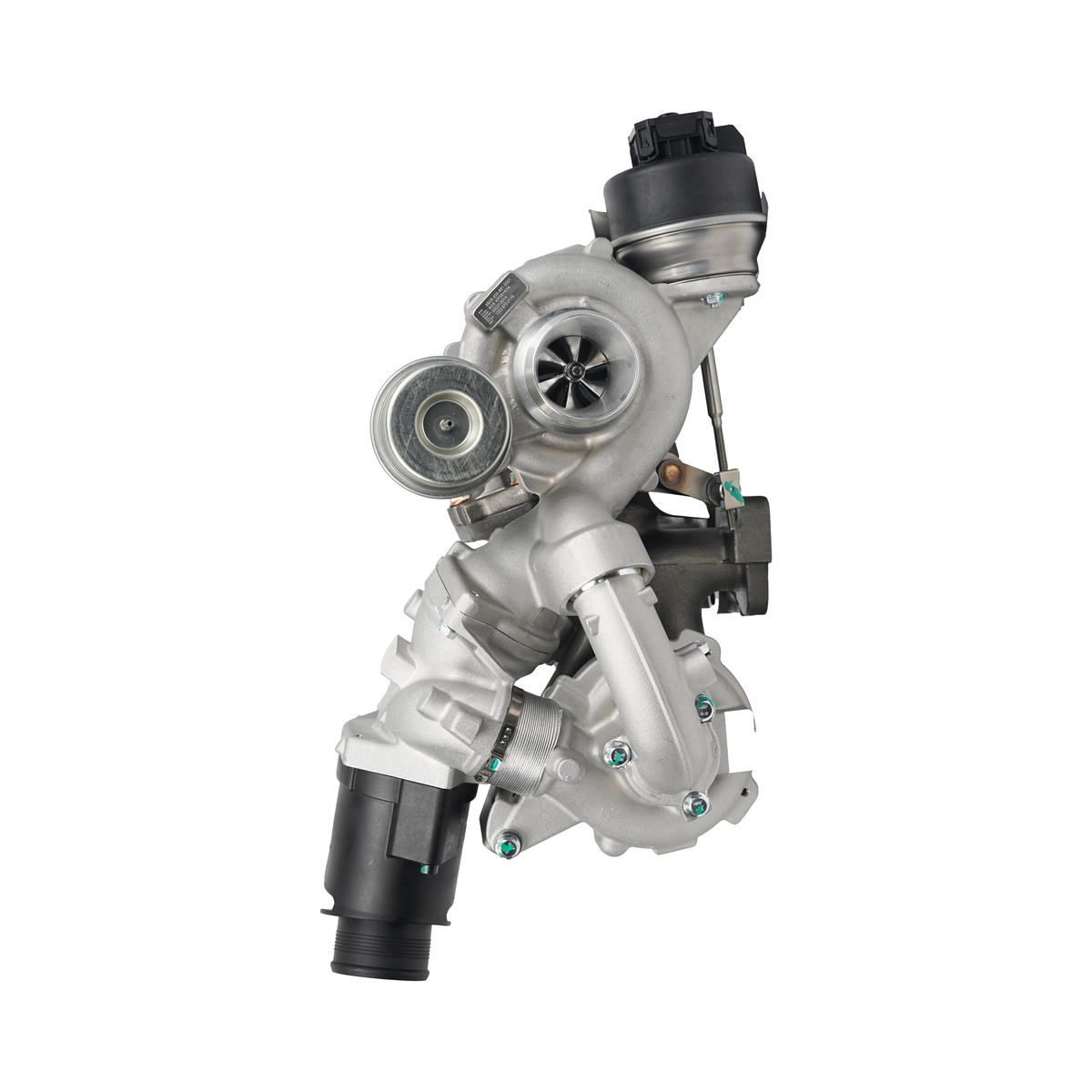 R2S KP35+K04 Turbo Charger for VW Amarok Bi Turbo 2.0TD CNEA CSHA 11/2010> 03L145715C - front view