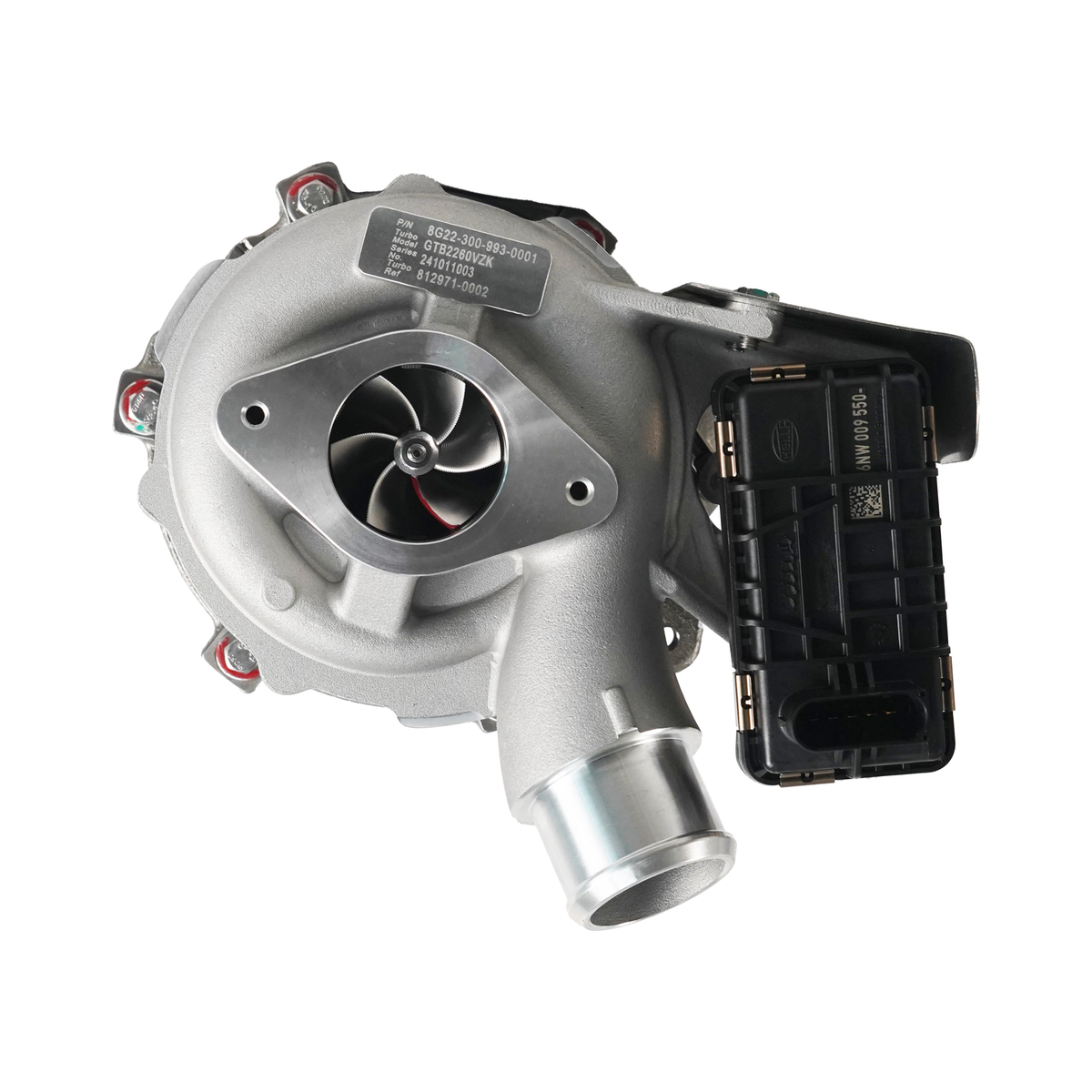 CCT Stage 2 Upgrade Hi-Flow Turbo Charger With OEM Actuator For Ford Ranger 3.2L BK3Q-6K682-RC, 812971 - front view