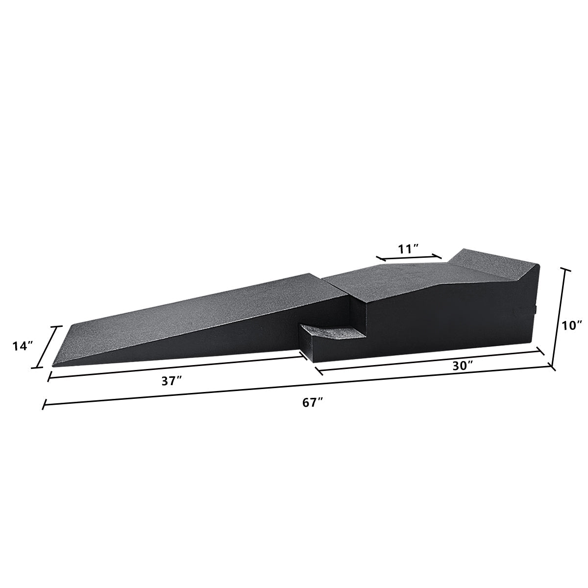 Speed Up Performance 2-Piece Vehicle Ramps – Low Profile Car Service Ramps (Pair) - SPEEDUPPERFORMANCE
