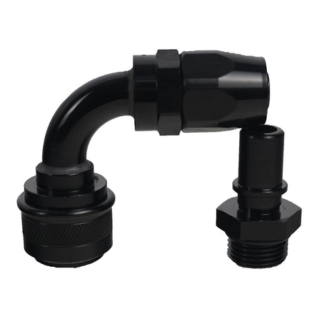 '-10AN Push-Lock Quick Release Fitting - 90 Degree - SpeedUpPerformance