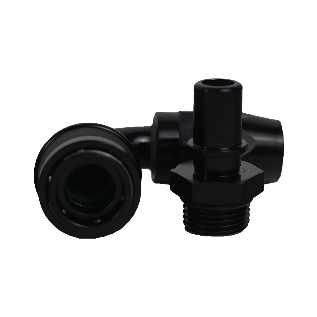 '-10AN Push-Lock Quick Release Fitting - 90 Degree - SpeedUpPerformance