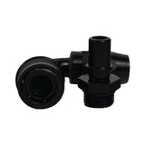 '-10AN Push-Lock Quick Release Fitting - 90 Degree - SpeedUpPerformance
