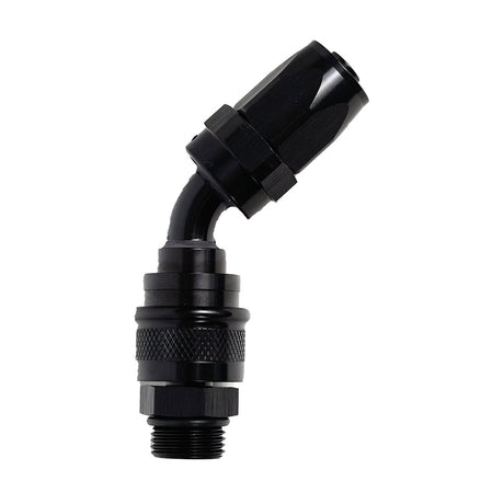 '-8AN Push-Lock Quick Release Fitting - 45 Degree - SpeedUpPerformance