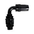 '-8AN Push-Lock Quick Release Fitting - 90 Degree - SpeedUpPerformance