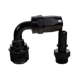 '-8AN Push-Lock Quick Release Fitting - 90 Degree - SpeedUpPerformance