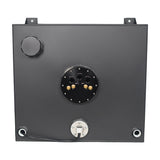 60 Litre Baffled Fuel Cell with Twin Pump Fuel Hanger - Black - SPEEDUPPERFORMANCE