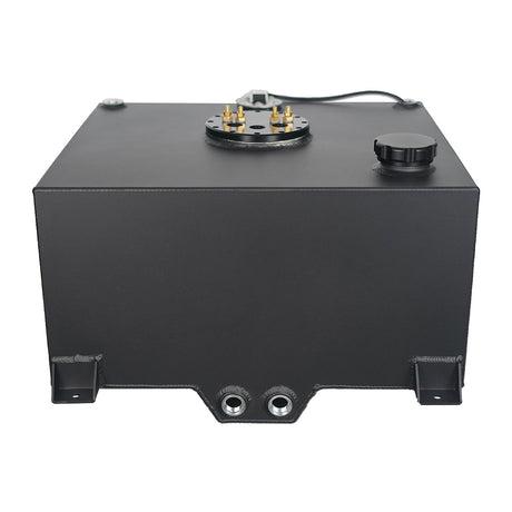60 Litre Baffled Fuel Cell with Twin Pump Fuel Hanger - Black - SPEEDUPPERFORMANCE