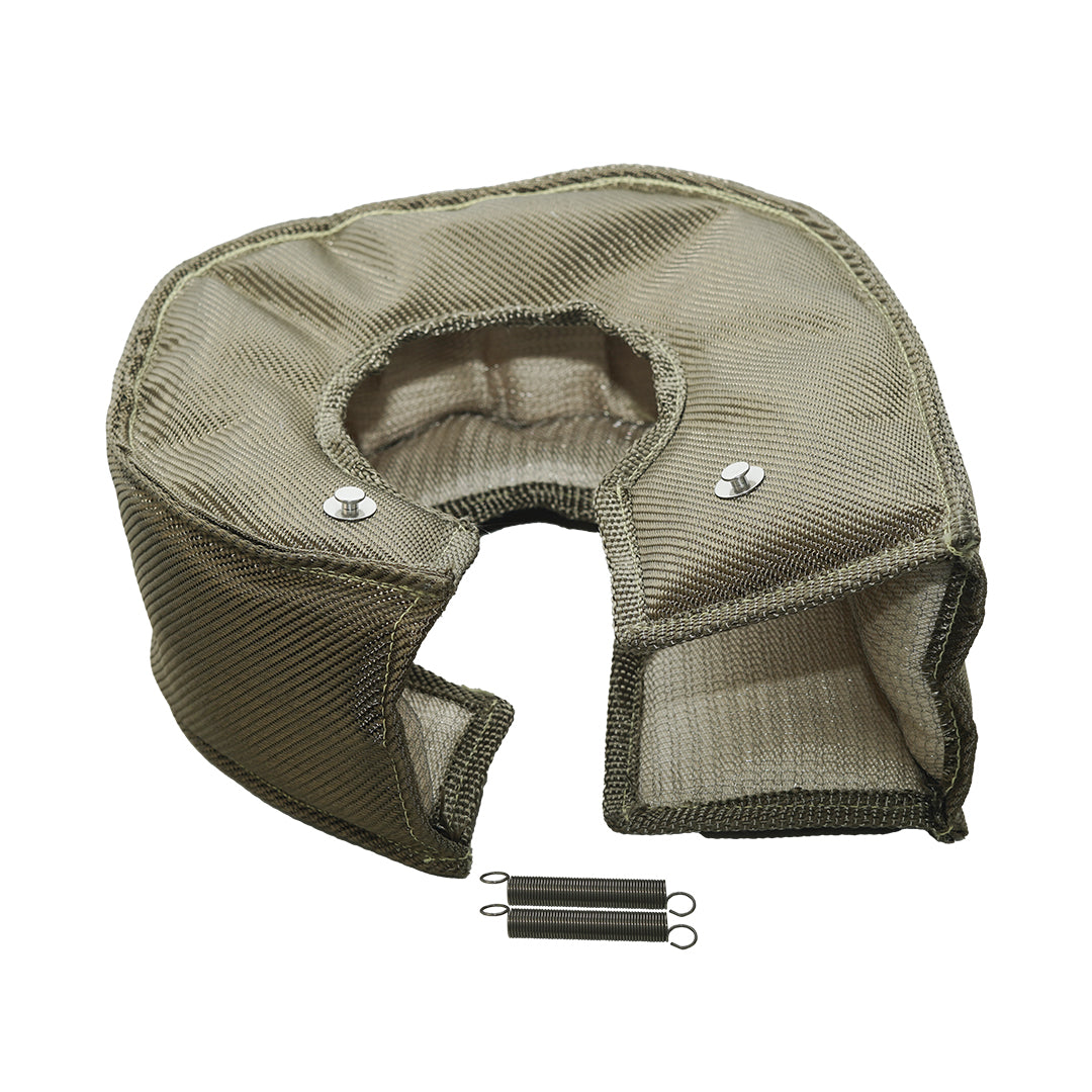 Heavy Duty Turbo Beanie for T6 turbos - Titanium - SpeedUpPerformance