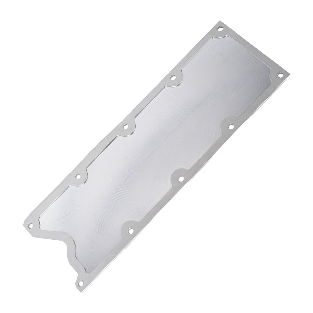 LS Series Valley Cover Plate - LS1 & LS6 - Billet Aluminium - Raw - SpeedUpPerformance