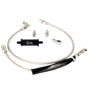DPP Turbo Oil Drain Line & New Gen2 Oil Feed Line Kit Package For Ford Falcon XR6 BA/BF/FG FPV F6 with GT3582R/GT3576