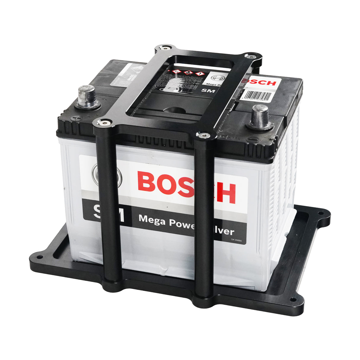 DPP Billet Universal Battery Mount – Black Anodised Aluminum