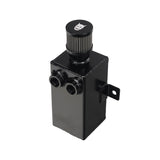 DPP 1L Aluminium Baffled Catch Can with Drain Tap - Black