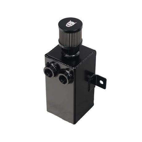 DPP 1L Aluminium Baffled Catch Can with Drain Tap - Black