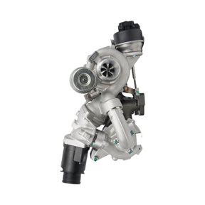 R2S KP35+K04 Turbo Charger for VW Amarok Bi Turbo 2.0TD CNEA CSHA 11/2010> 03L145715C - front view
