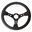 350mm Steering Wheel "The Drifter" - 80mm Deep Dish - Leather - SpeedUpPerformance
