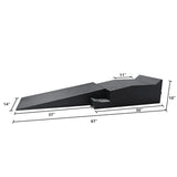 Speed Up Performance 2-Piece Vehicle Ramps – Low Profile Car Service Ramps (Pair) - SPEEDUPPERFORMANCE