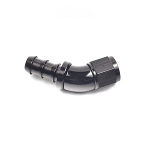 -10AN 45 Degree Push On Barb (Female) Suits 400 Series Hose-Perfect Turbo Drain Fitting